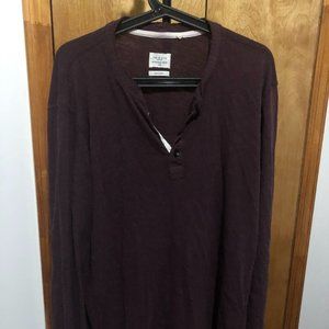 Sz L rag and bone burgundy